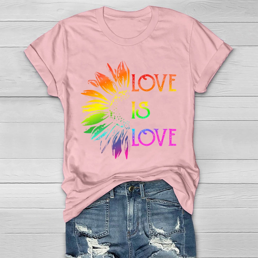Love Is Love Sunflower Healthwear T-shirt