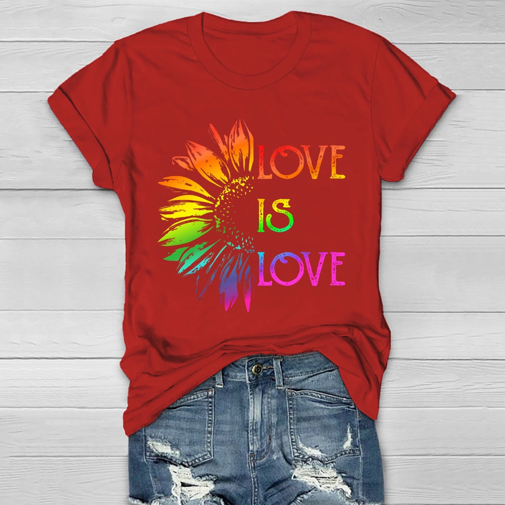 Love Is Love Sunflower Healthwear T-shirt