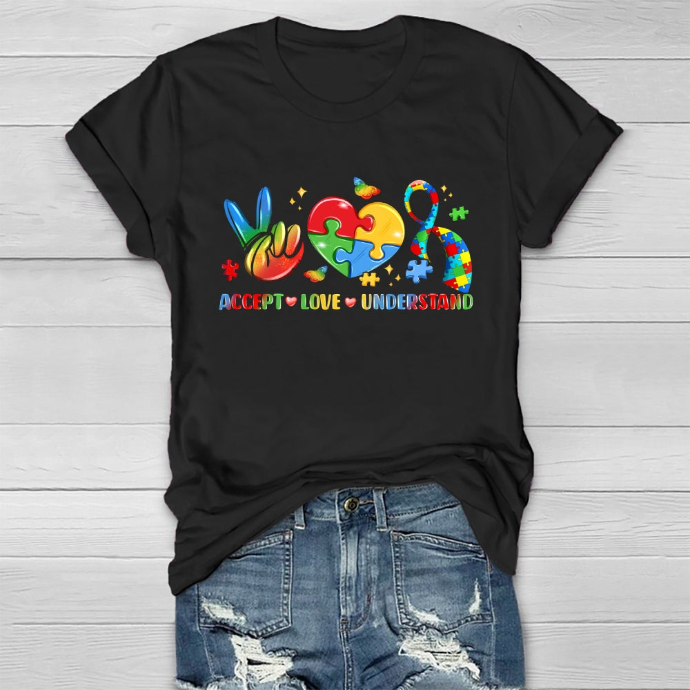Autism Awareness Accept Understand Love Healthwear T-shirt