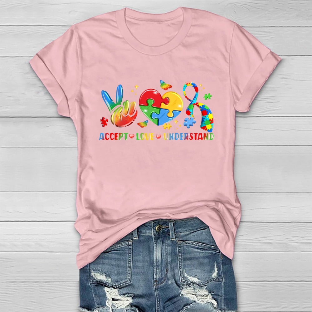 Autism Awareness Accept Understand Love Healthwear T-shirt