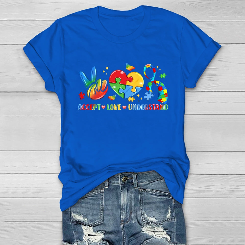 Autism Awareness Accept Understand Love Healthwear T-shirt