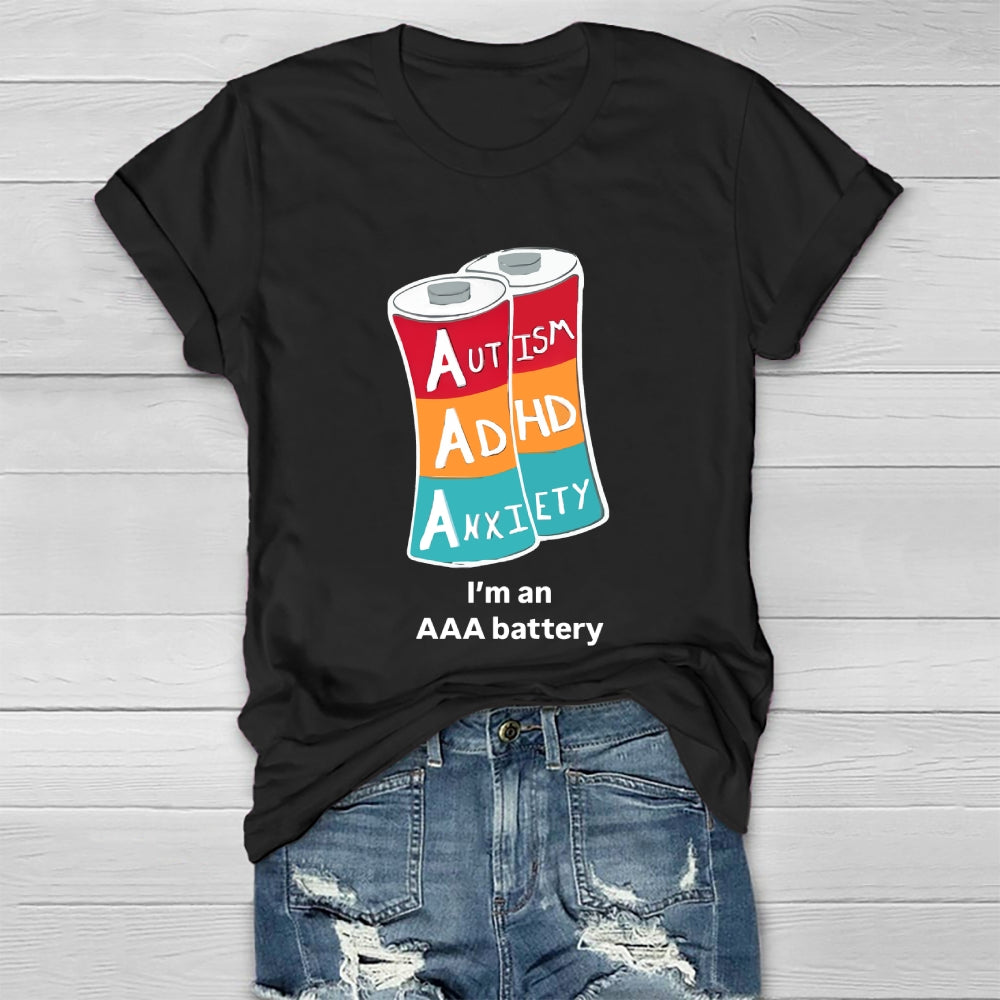 Aaa Adhd Autism Anxiety Healthwear T-shirt