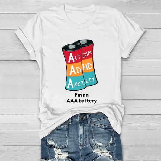 Aaa Adhd Autism Anxiety Healthwear T-shirt