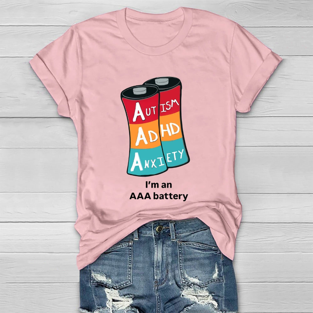 Aaa Adhd Autism Anxiety Healthwear T-shirt
