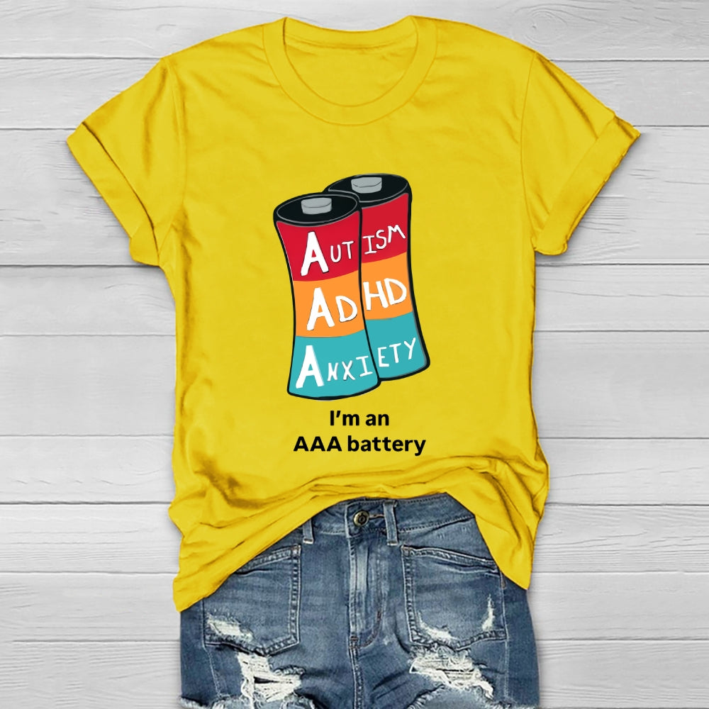 Aaa Adhd Autism Anxiety Healthwear T-shirt