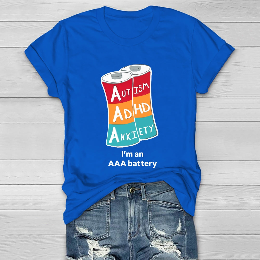 Aaa Adhd Autism Anxiety Healthwear T-shirt