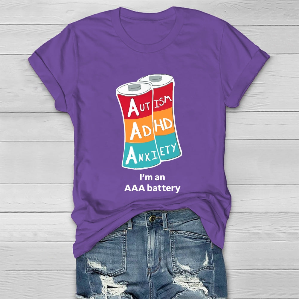Aaa Adhd Autism Anxiety Healthwear T-shirt