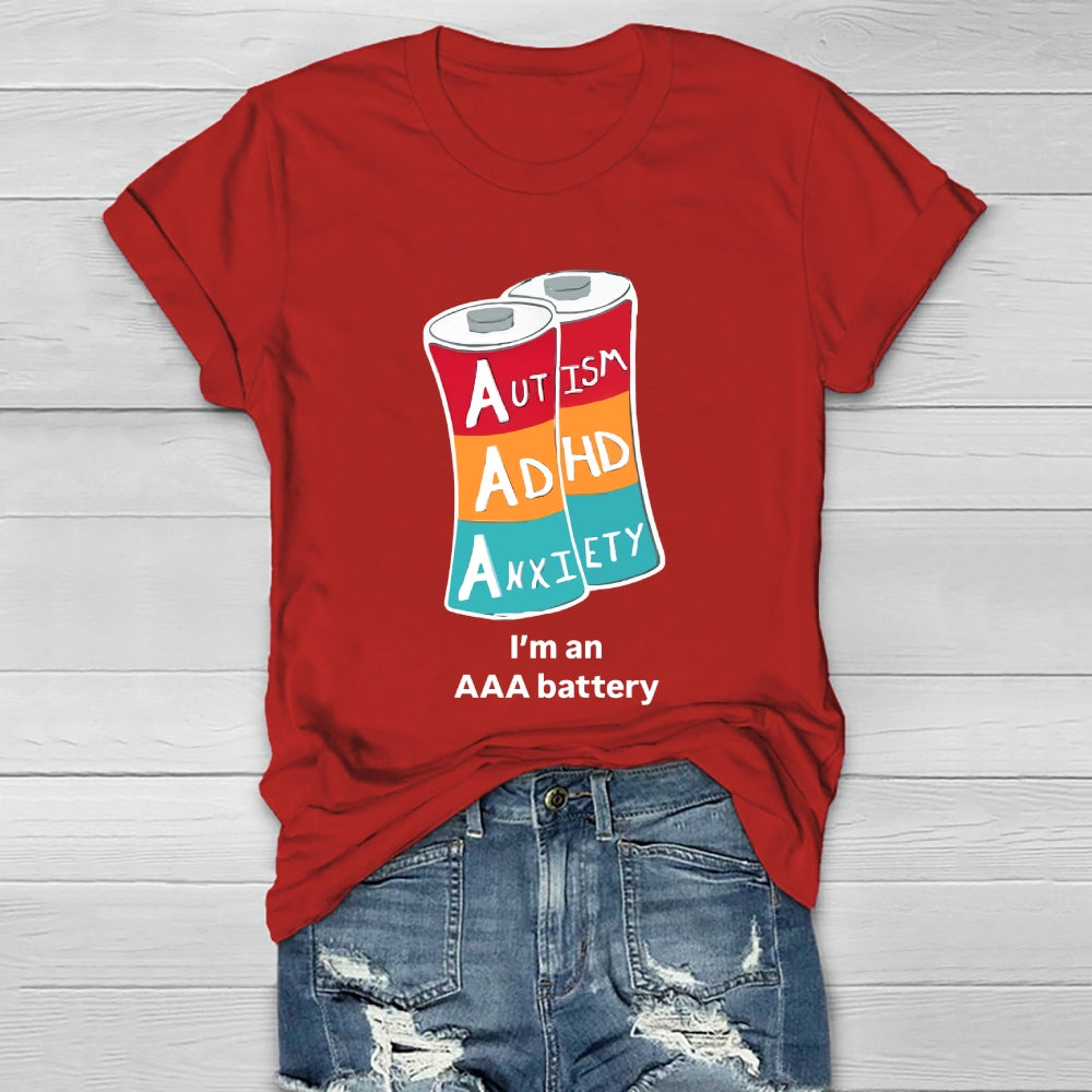 Aaa Adhd Autism Anxiety Healthwear T-shirt