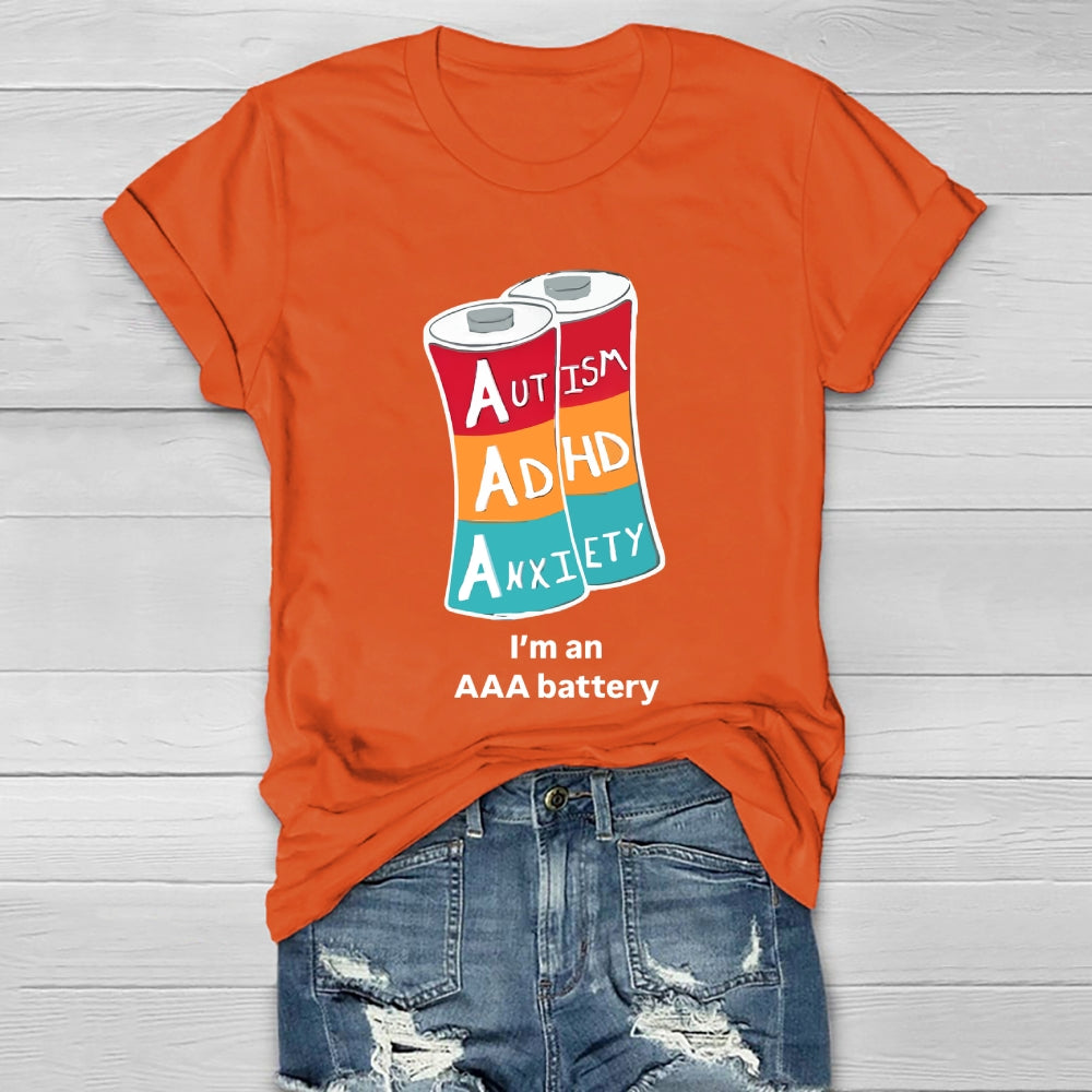 Aaa Adhd Autism Anxiety Healthwear T-shirt