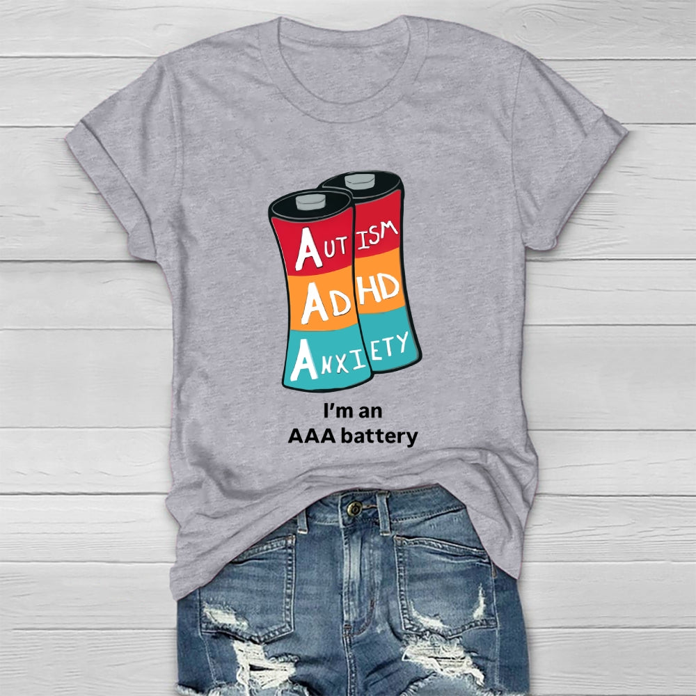 Aaa Adhd Autism Anxiety Healthwear T-shirt