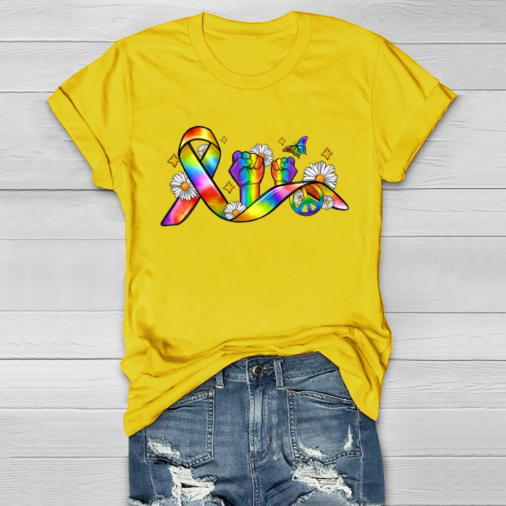 Pride Month Ribbon Healthwear T-shirt