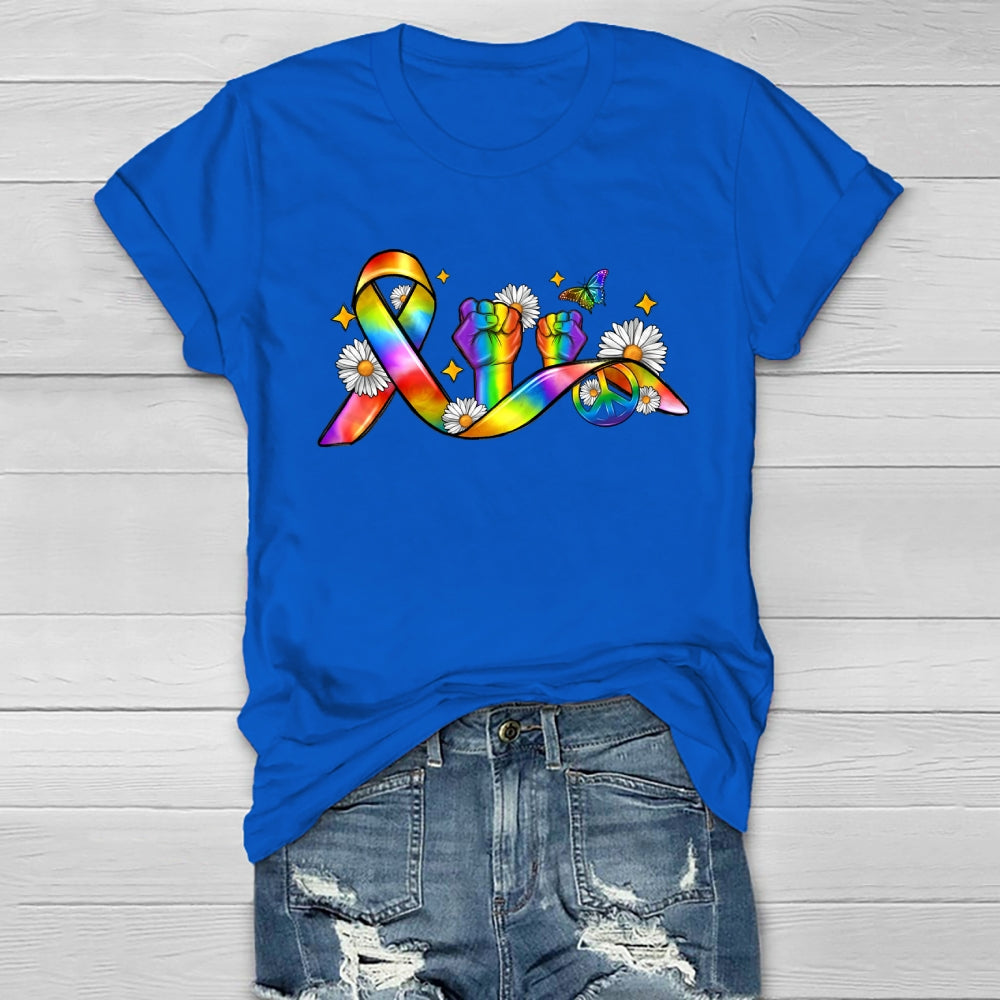 Pride Month Ribbon Healthwear T-shirt