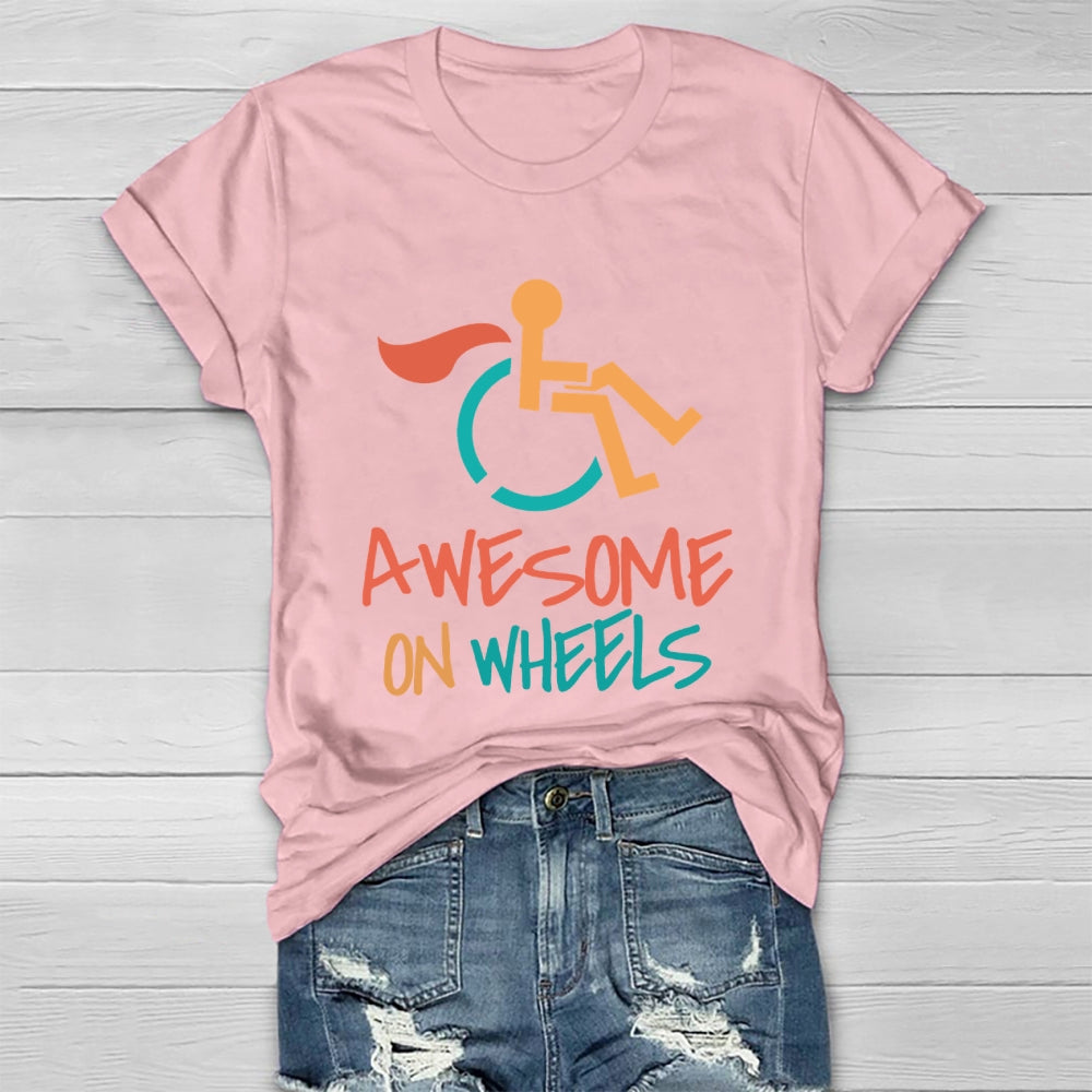 Awesome On Wheels Healthwear T-shirt