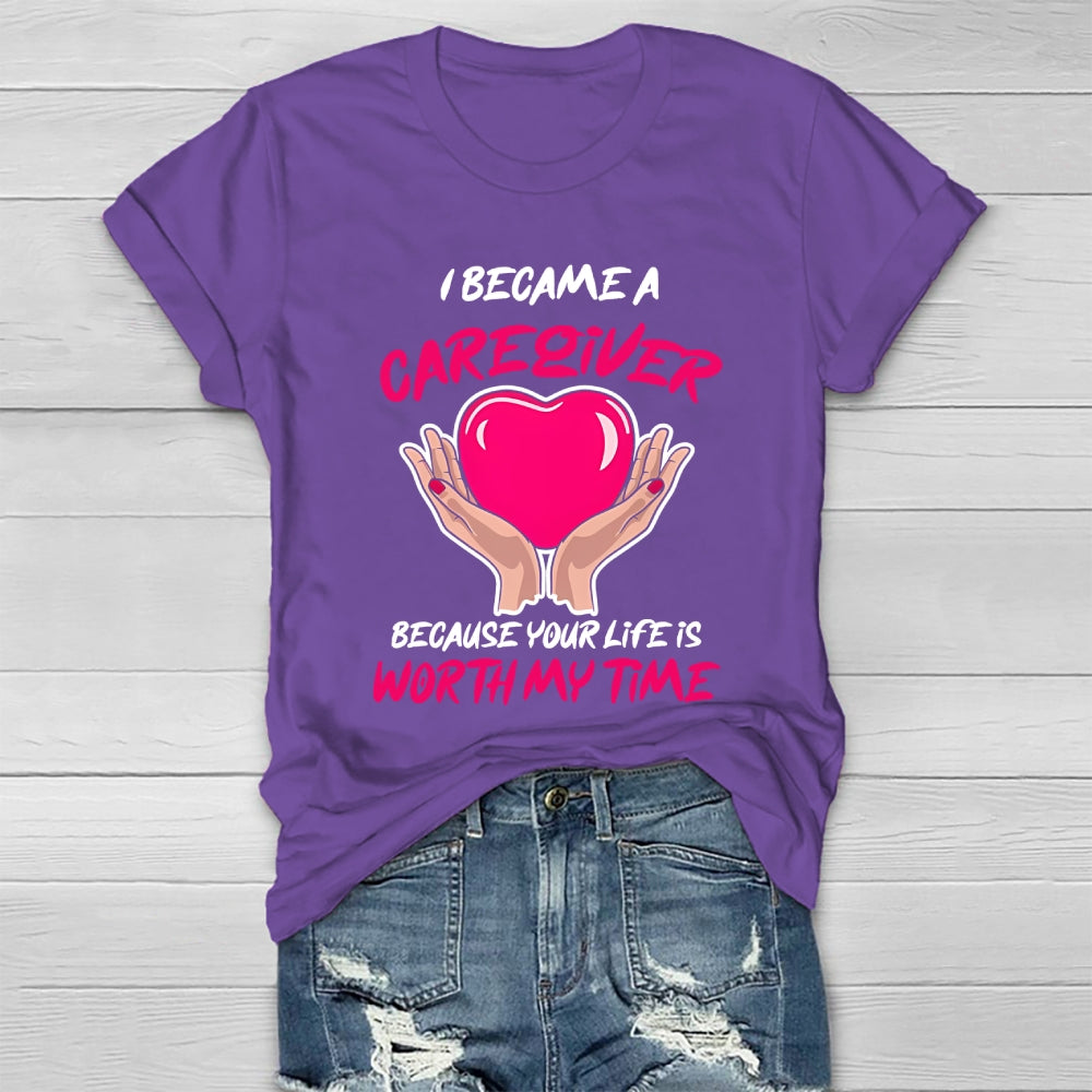 I Became A Caregiver Healthwear T-shirt