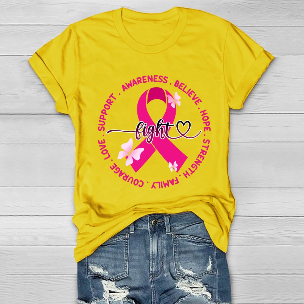 Fight Believe Hope  Healthwear T-shirt
