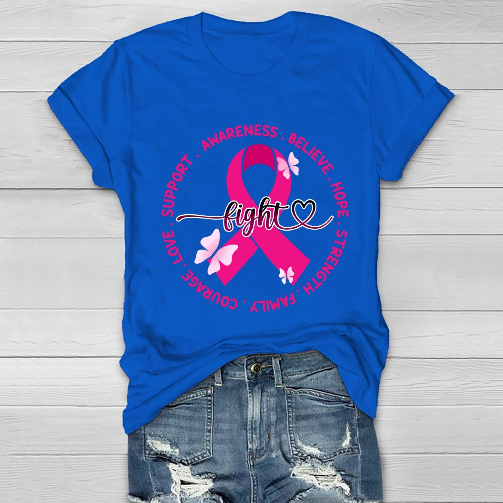 Fight Believe Hope  Healthwear T-shirt