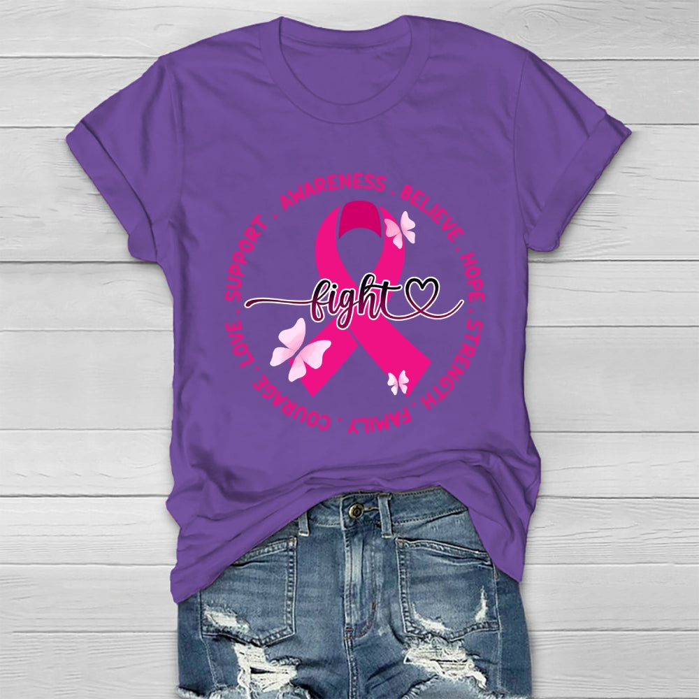 Fight Believe Hope  Healthwear T-shirt