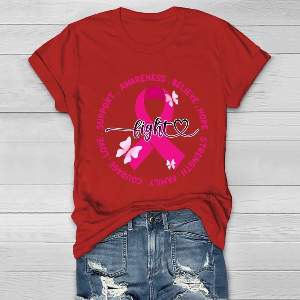 Fight Believe Hope  Healthwear T-shirt