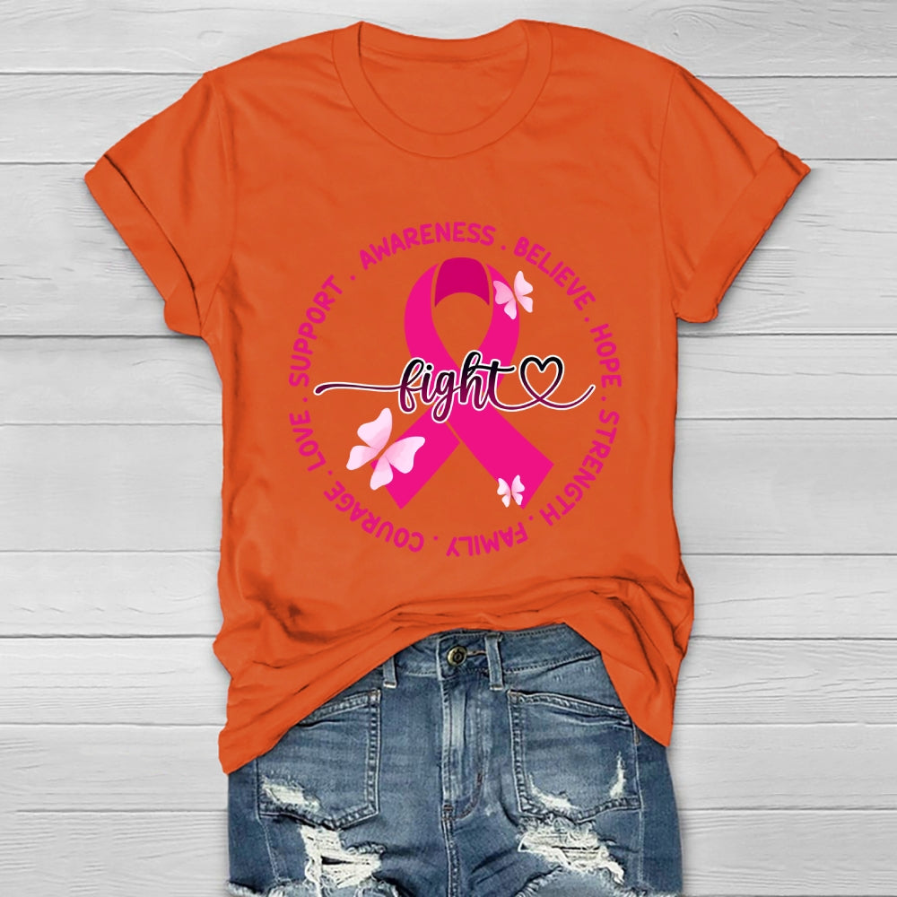 Fight Believe Hope  Healthwear T-shirt