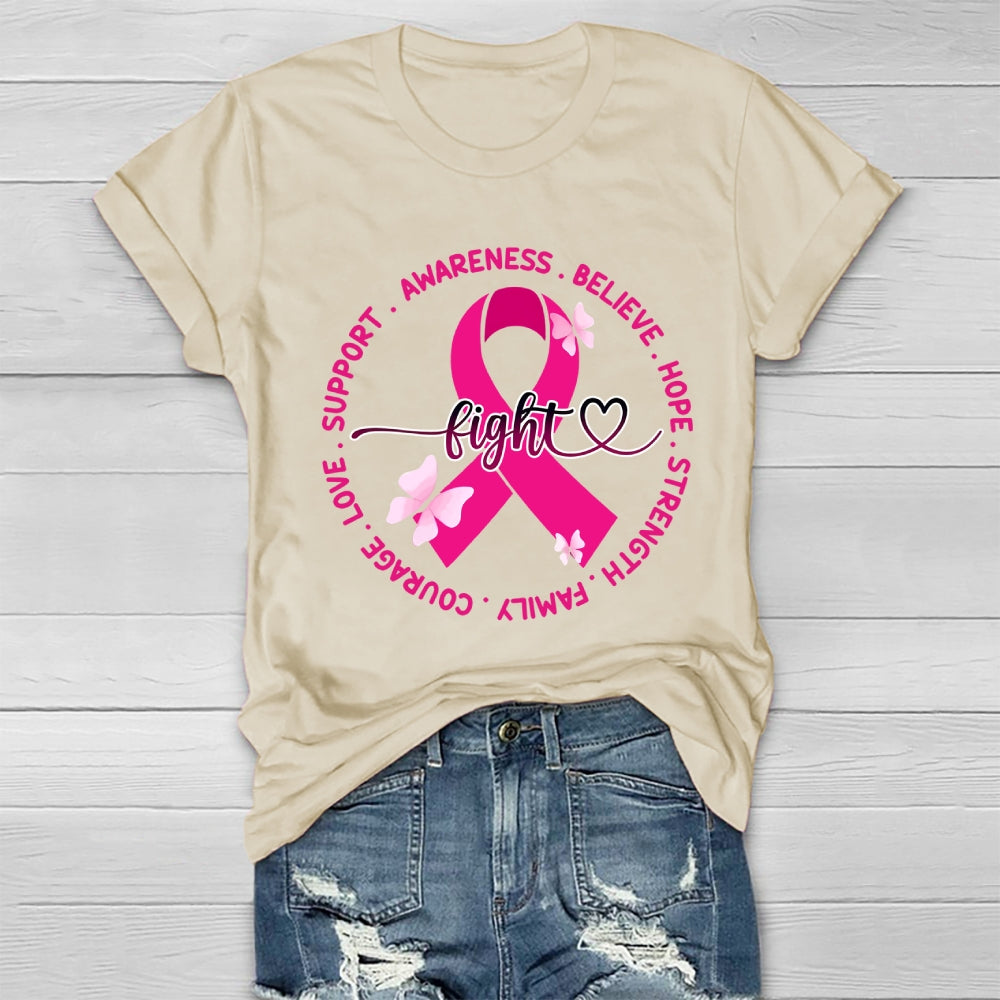 Fight Believe Hope  Healthwear T-shirt