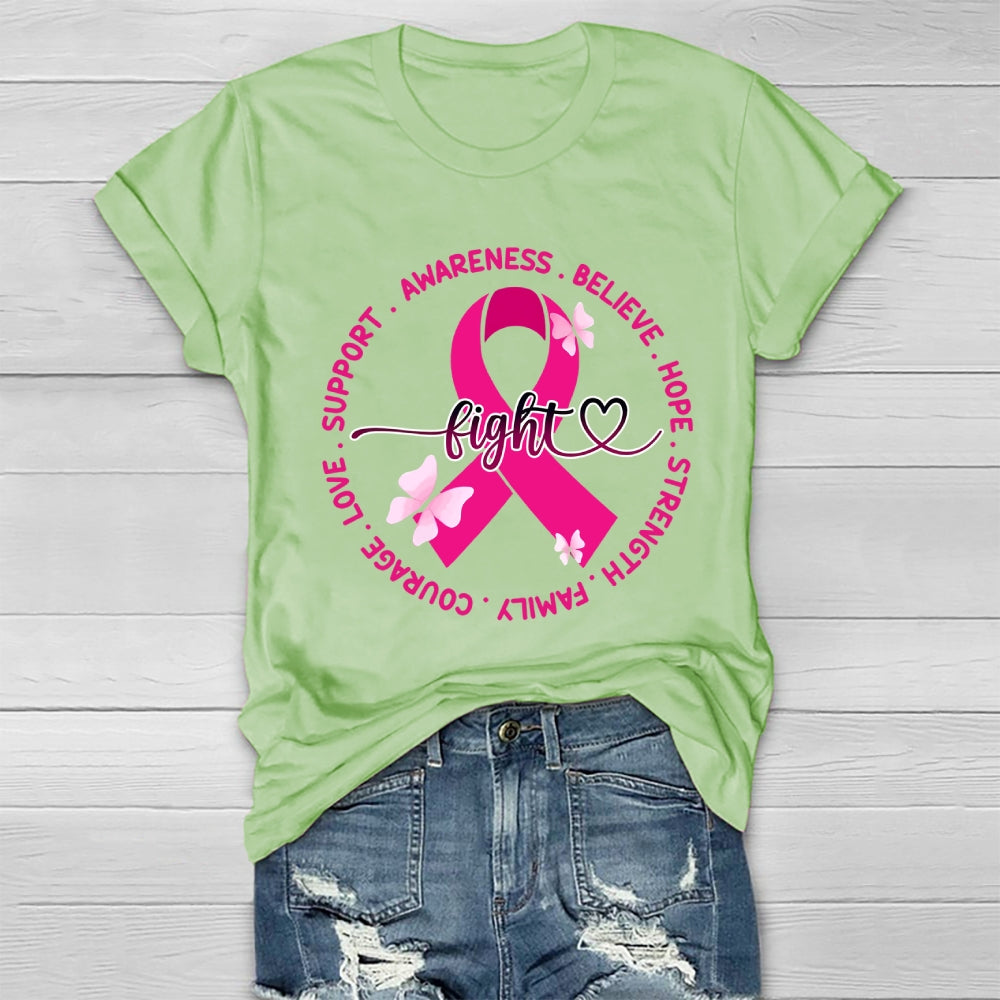 Fight Believe Hope  Healthwear T-shirt