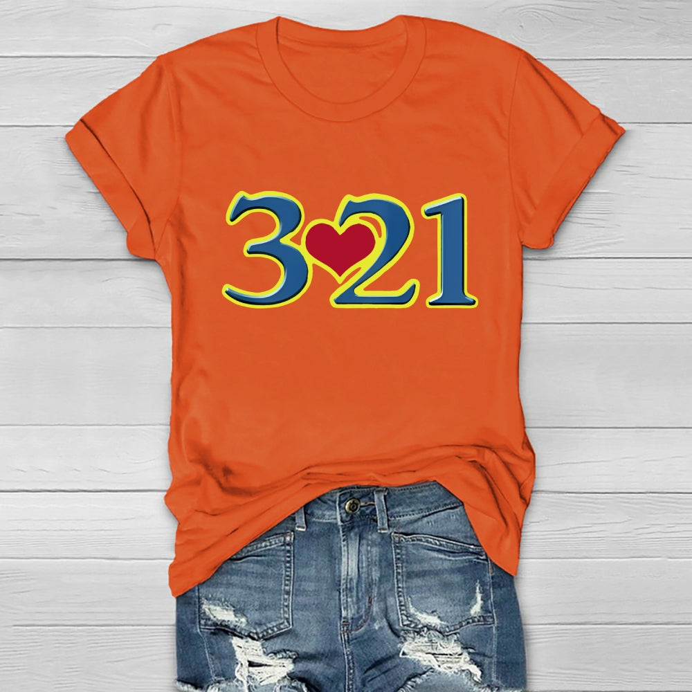 321 World Down Syndrome Day Healthwear T-shirt