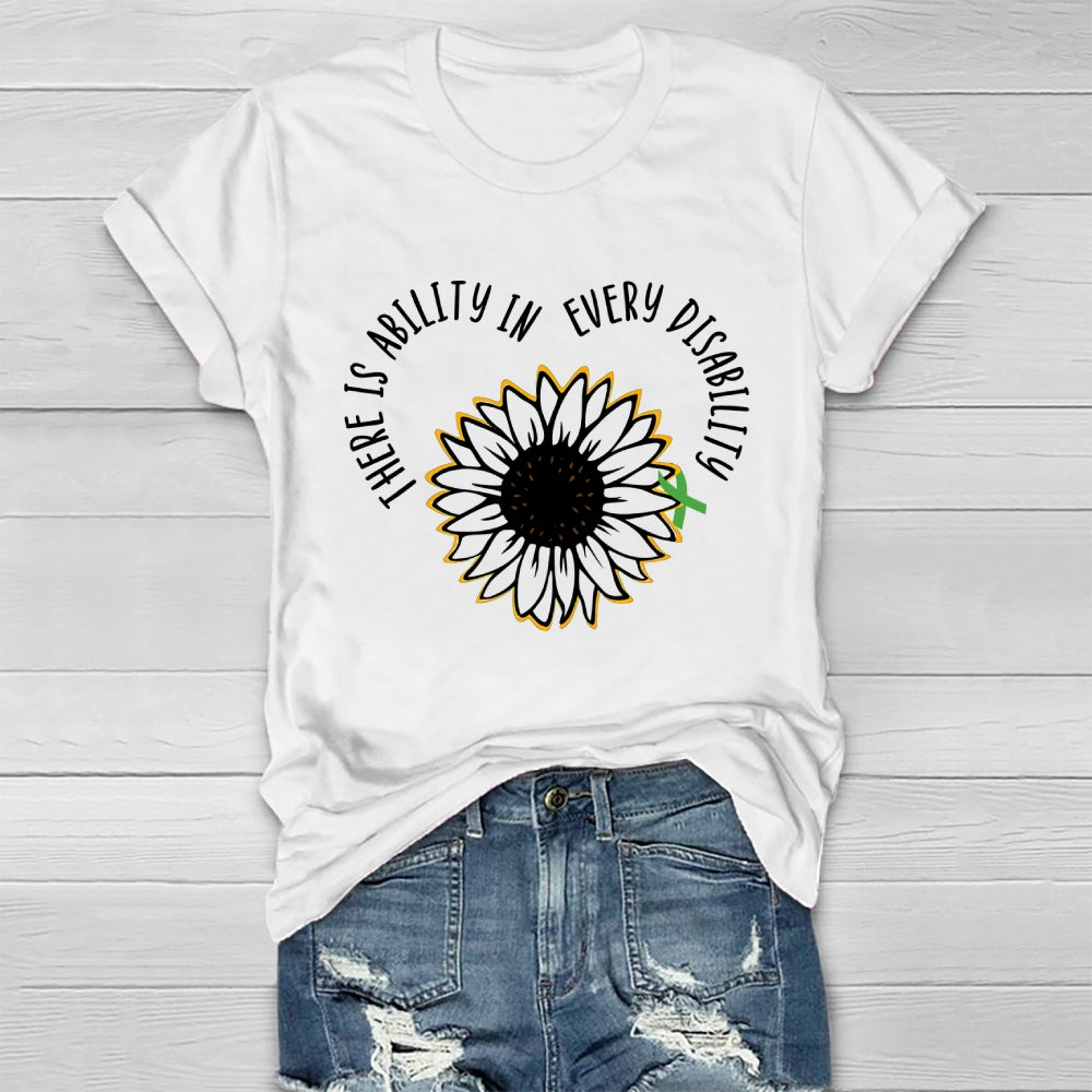 There Is Ability In Every Disability  Healthwear T-shirt