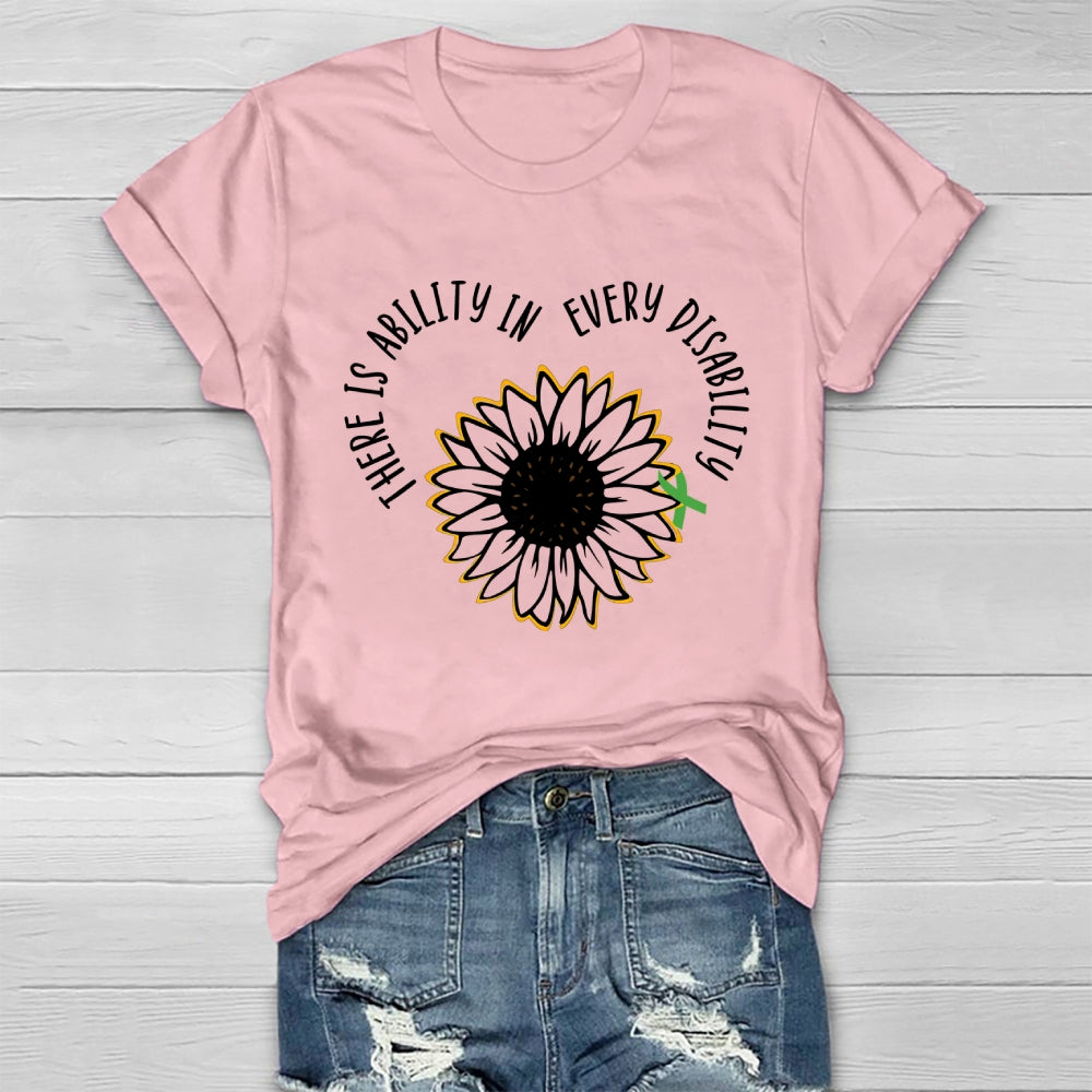 There Is Ability In Every Disability  Healthwear T-shirt