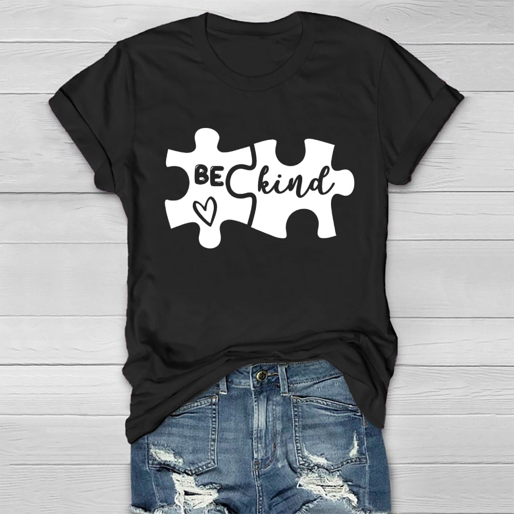 Be Kind Puzzle Healthwear T-shirt
