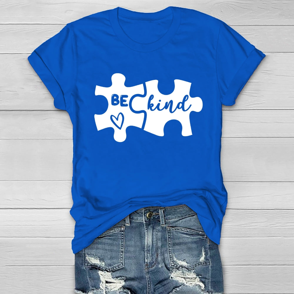 Be Kind Puzzle Healthwear T-shirt