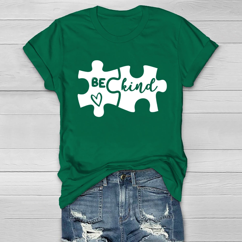 Be Kind Puzzle Healthwear T-shirt