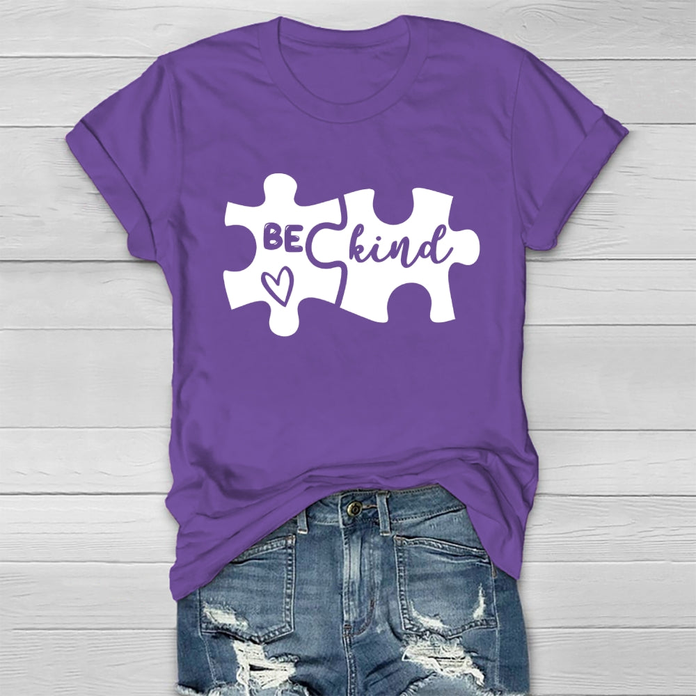 Be Kind Puzzle Healthwear T-shirt