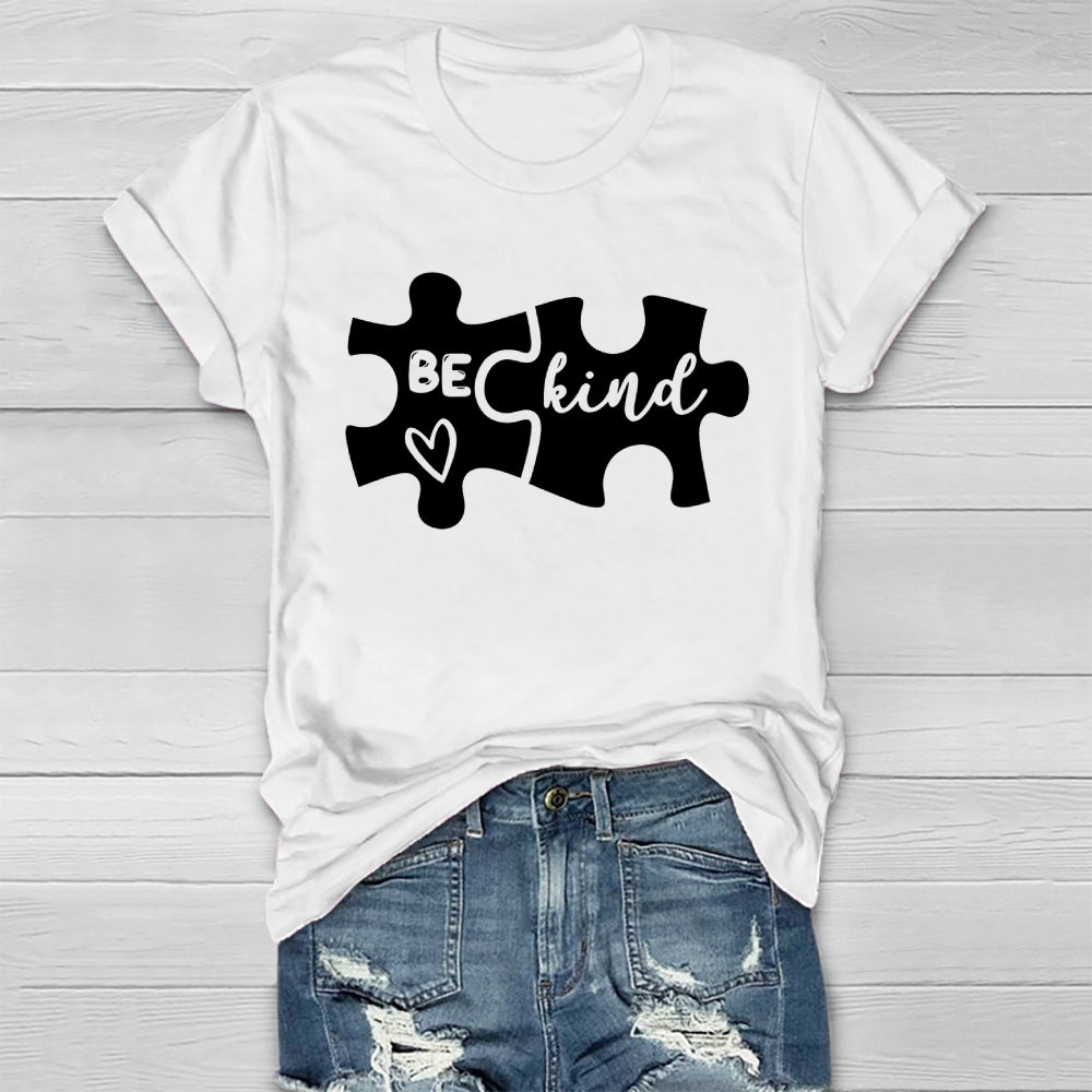 Be Kind Puzzle Healthwear T-shirt