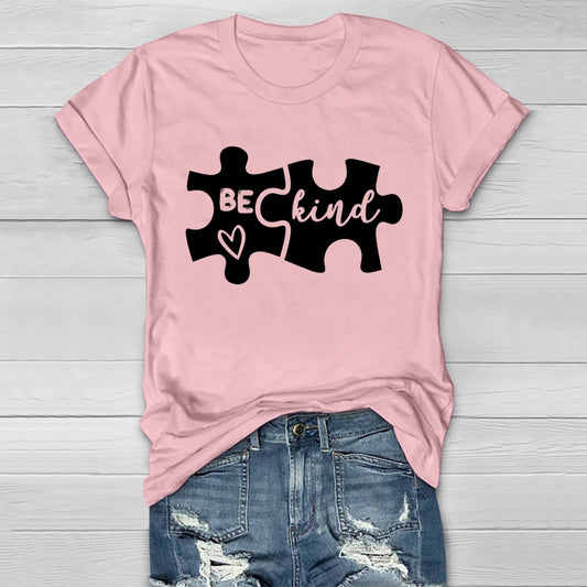 Be Kind Puzzle Healthwear T-shirt