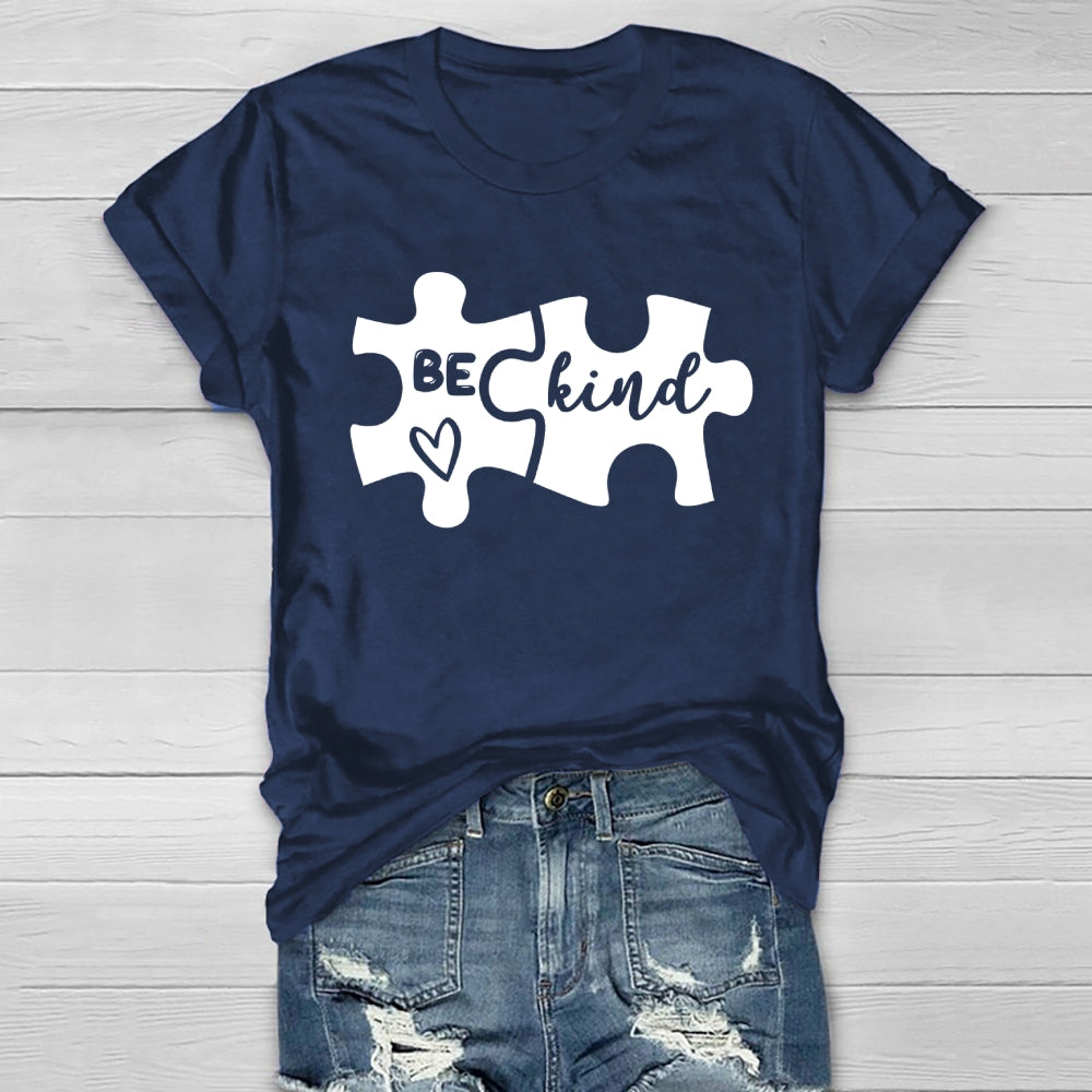 Be Kind Puzzle Healthwear T-shirt