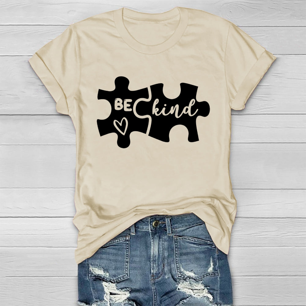 Be Kind Puzzle Healthwear T-shirt