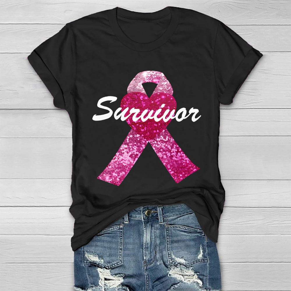 Survivor Pink Ribbon Healthwear T-shirt