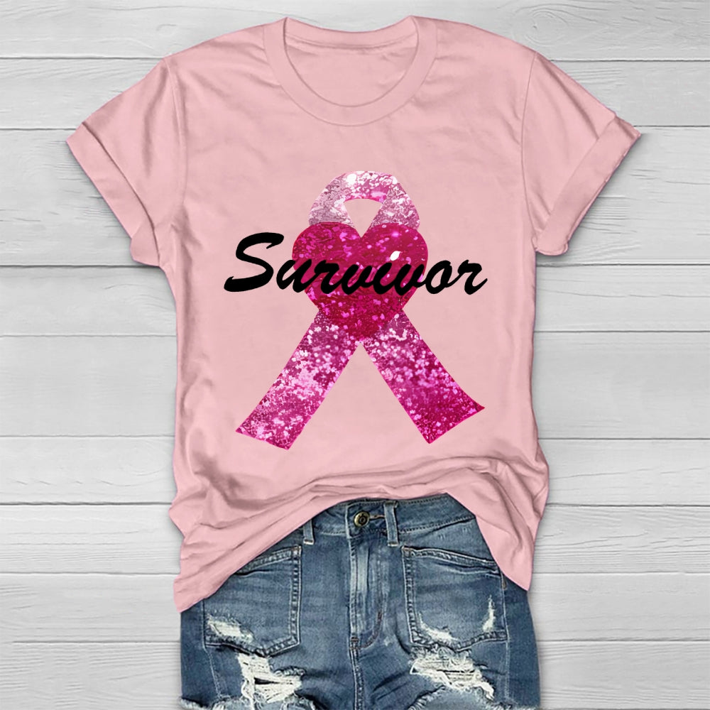 Survivor Pink Ribbon Healthwear T-shirt