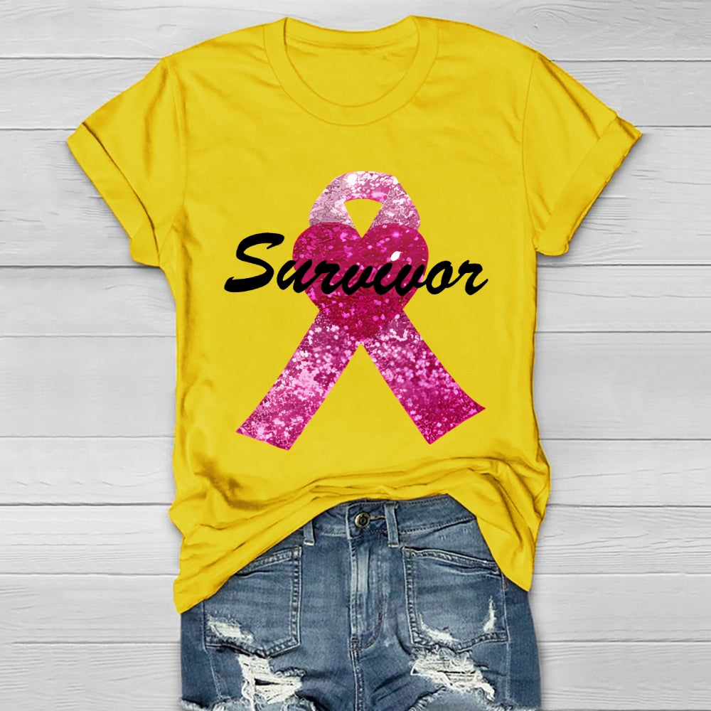 Survivor Pink Ribbon Healthwear T-shirt