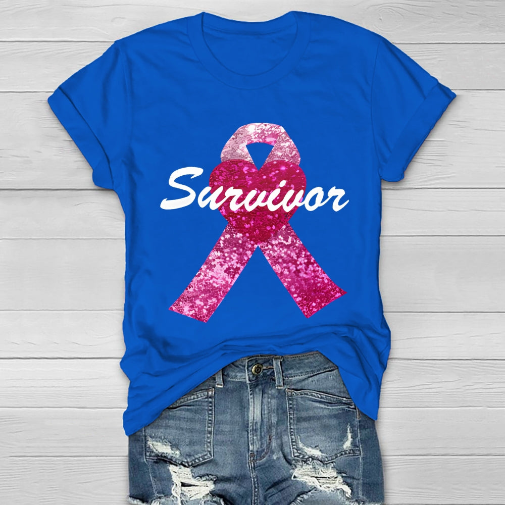 Survivor Pink Ribbon Healthwear T-shirt