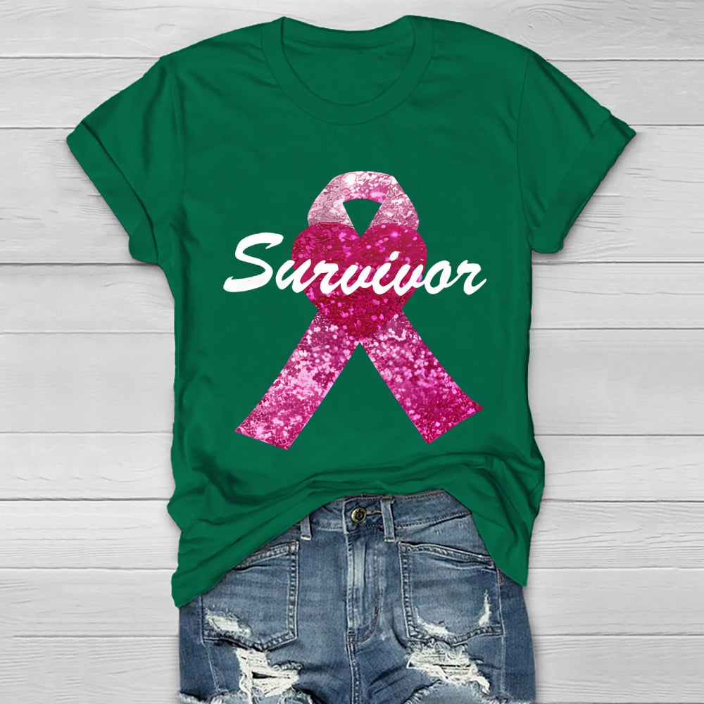 Survivor Pink Ribbon Healthwear T-shirt