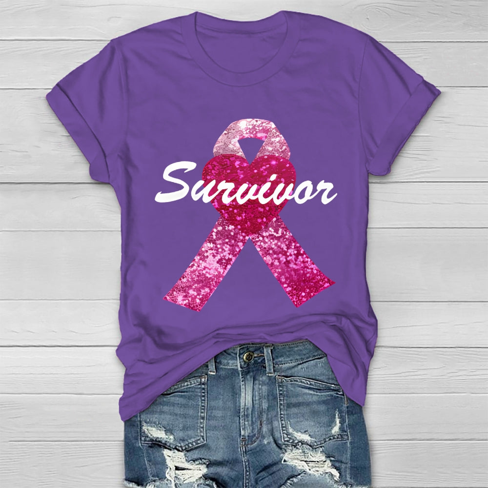 Survivor Pink Ribbon Healthwear T-shirt