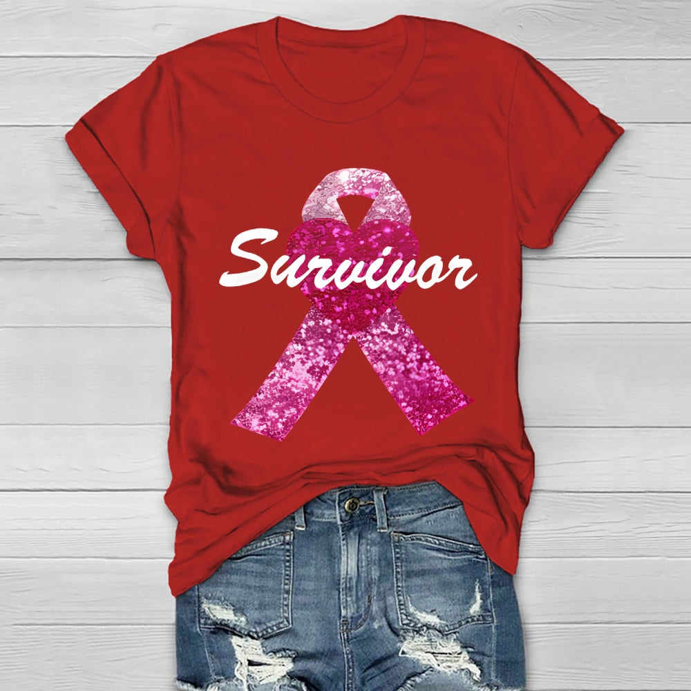 Survivor Pink Ribbon Healthwear T-shirt