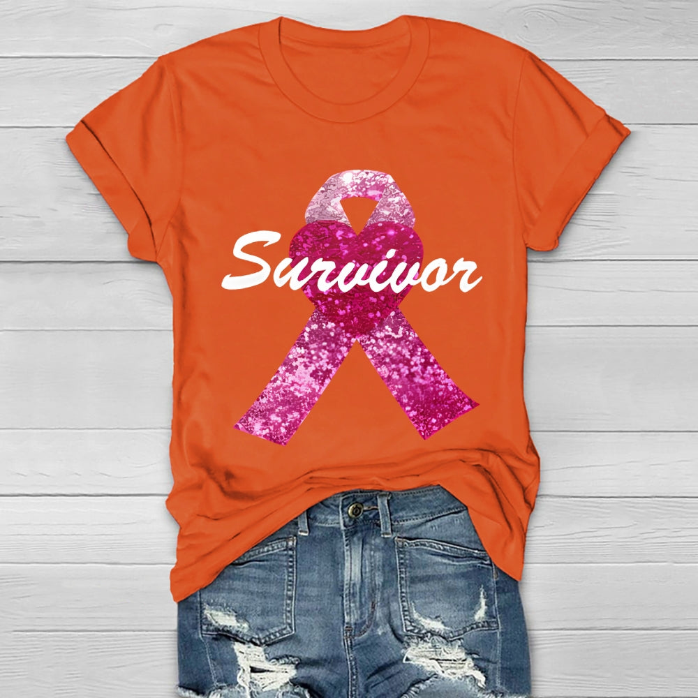 Survivor Pink Ribbon Healthwear T-shirt
