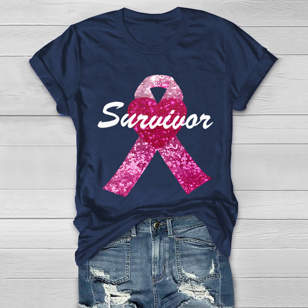 Survivor Pink Ribbon Healthwear T-shirt