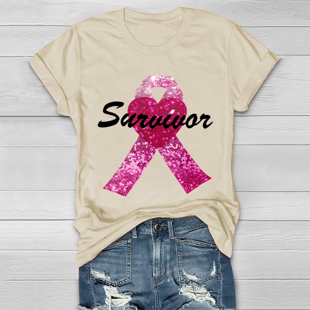 Survivor Pink Ribbon Healthwear T-shirt