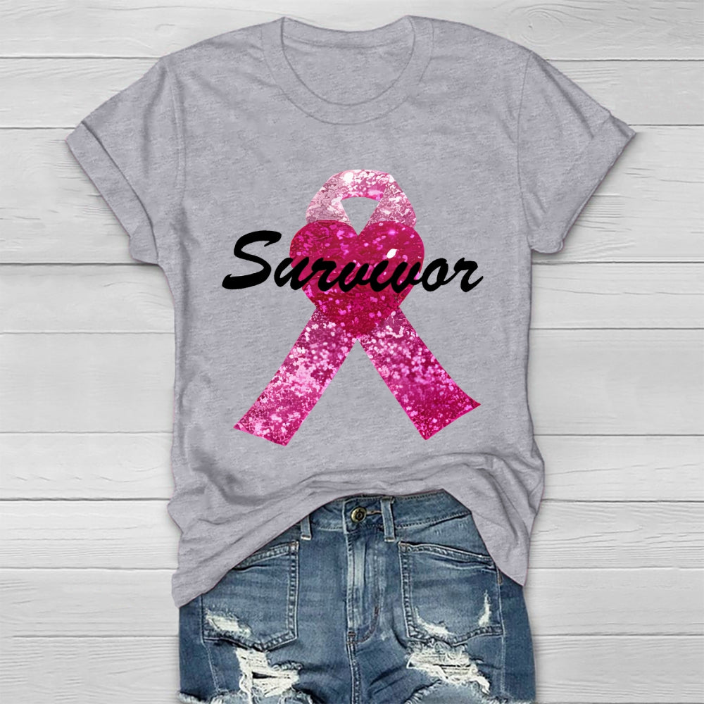 Survivor Pink Ribbon Healthwear T-shirt