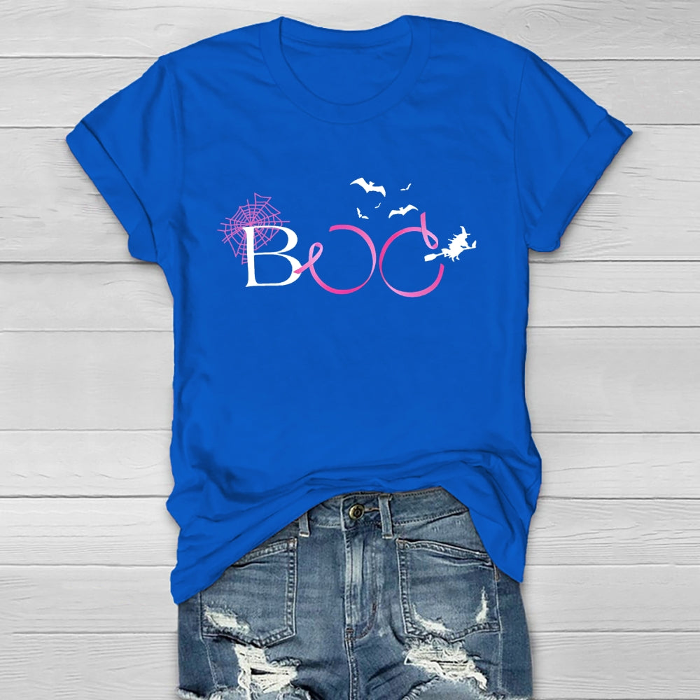 Boo Pink Ribbon Healthwear T-shirt