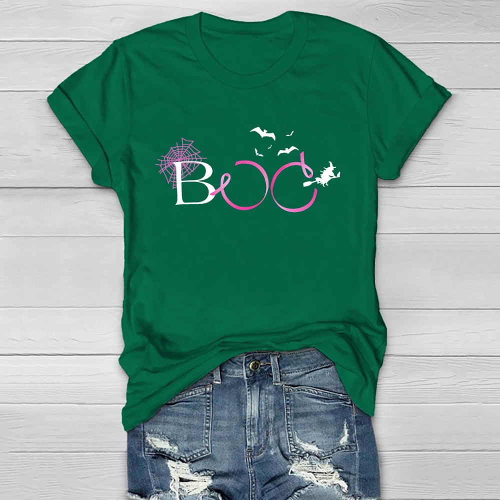 Boo Pink Ribbon Healthwear T-shirt