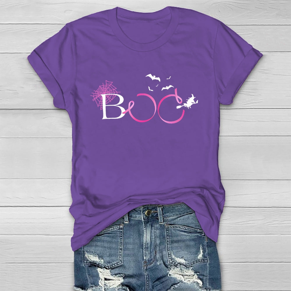 Boo Pink Ribbon Healthwear T-shirt